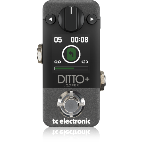 TC Electronic Ditto+ Looper Next Generation 60-Minute Multi-Session Looper Pedal