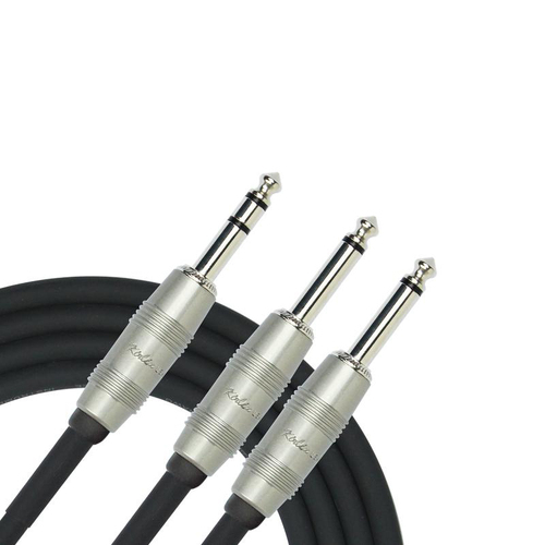 DCM DY336-1 1ft TRS - 2 x Mono 65 Insert Cable