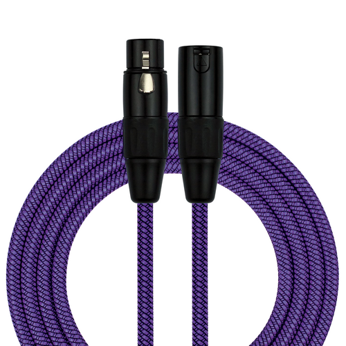 Kirlin Entry Woven Purple 20ft XLR to XLR Cable