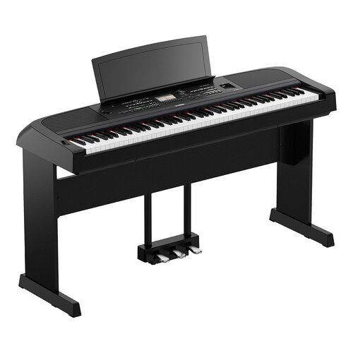 Yamaha DGX-670B Portable Digital Grand Piano with Stand & Pedal Unit in Black