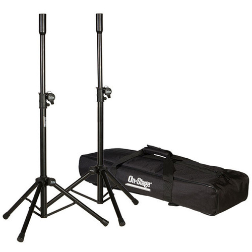 On-Stage Mini Speaker Stand Pack with Pair of Mini Speaker Stands & Carry Bag