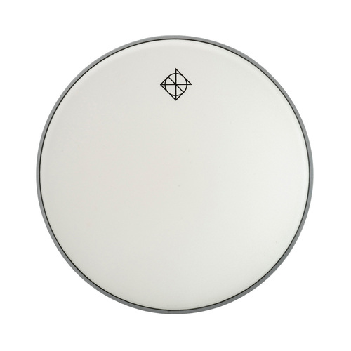 Dixon 14" White Coated Drum Head with Logo (0250mm)