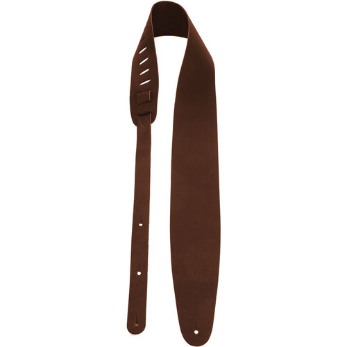 Perris 35" Basic Leather Guitar Strap in Brown