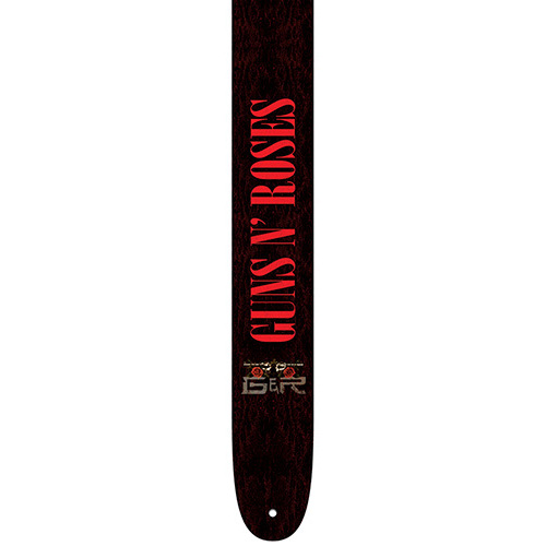 Perris 25" Leather Hi-Res "Guns N Roses" Licensed Guitar Strap