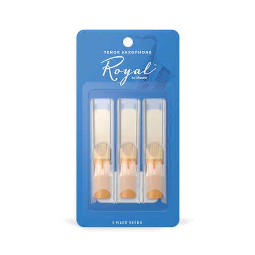Royal by D'Addario Tenor Sax Reeds, Strength 15, 3-pack