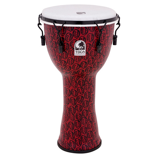 Toca Freestyle 2 Series Mech Tuned Djembe 12" in Red Mask 