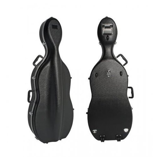Cello Case Molded ABS Plastic with Wheels