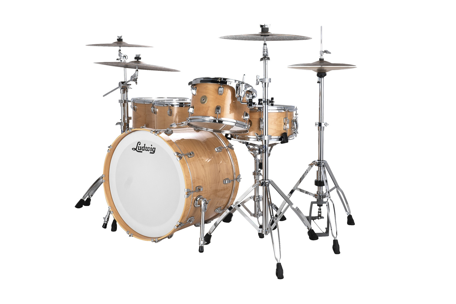 Ludwig Continental 1Up 2Down Plus Shell Pack Natural Maple