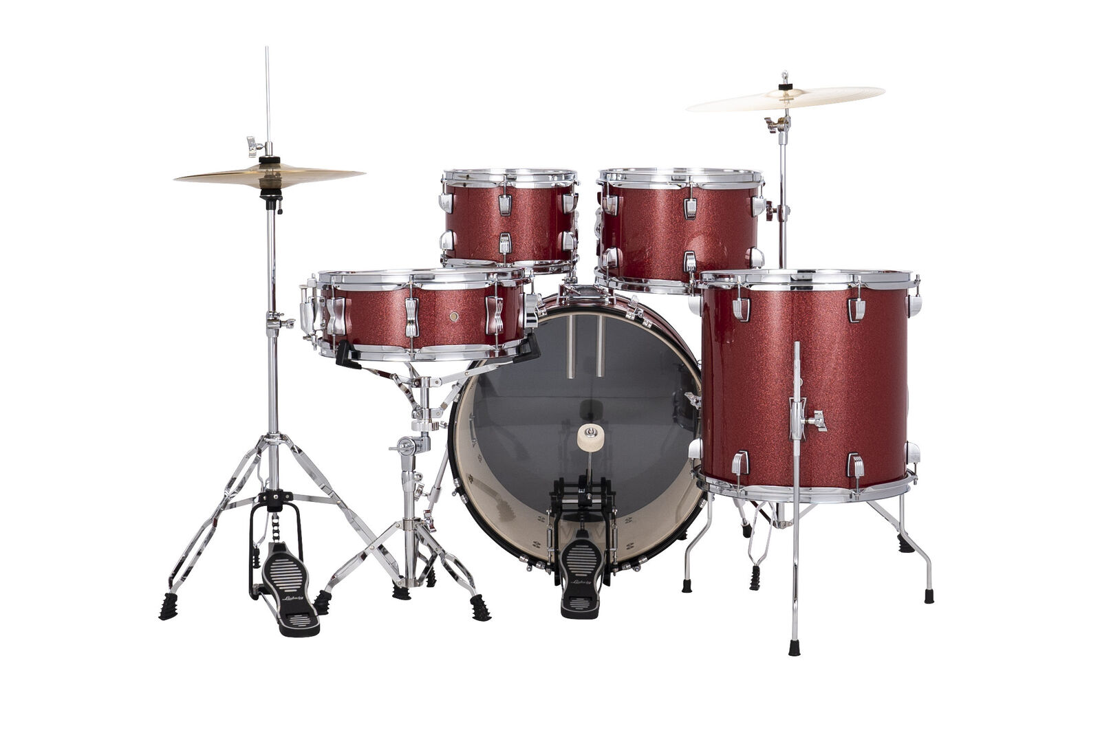 Ludwig Accent Fuse 20 5 pc Drum Outfit Red