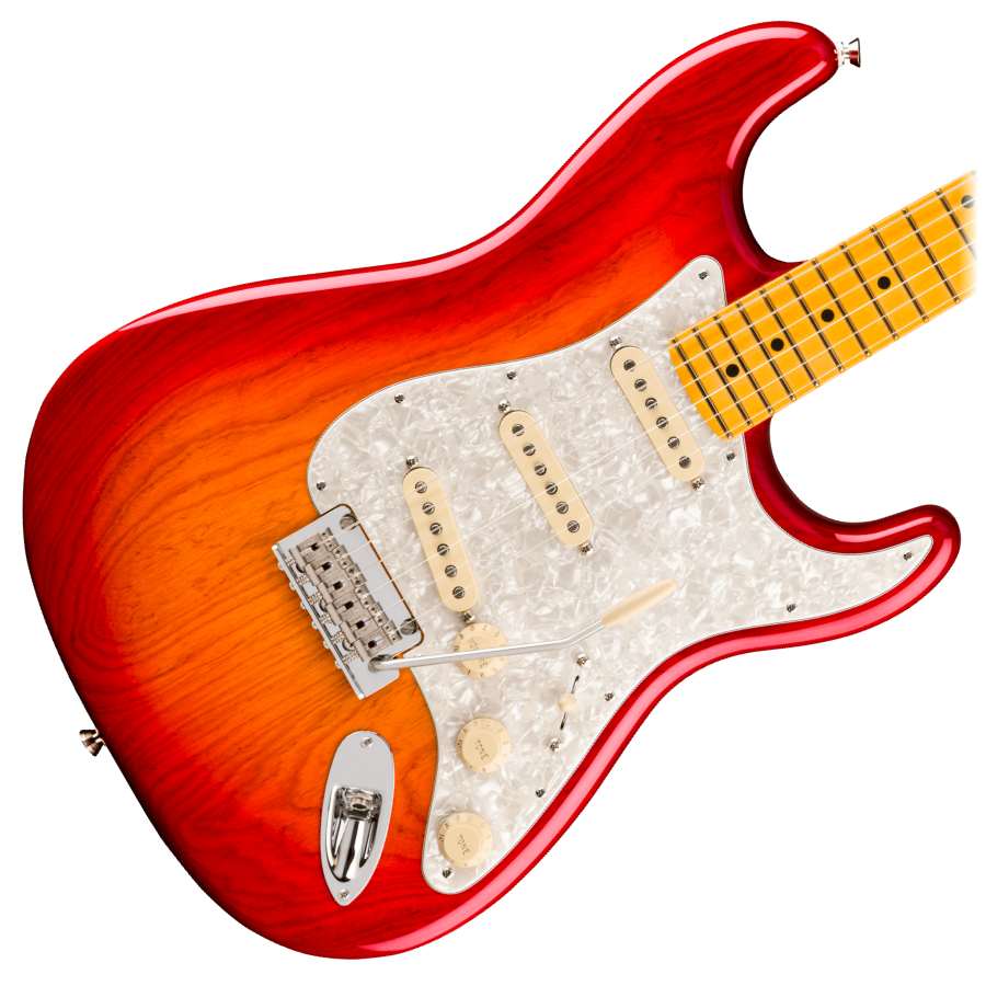 Fender American Professional Stratocaster, Mp Fingerboard - Aged Cherry Burst