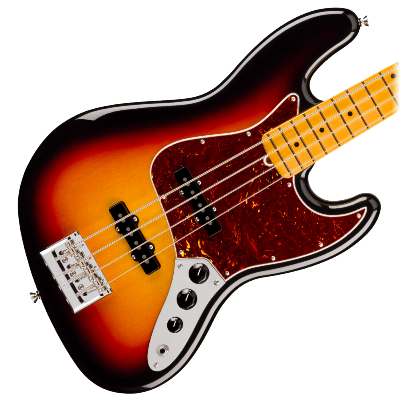 Fender American Professional Jazz Bass, Maple Fingerboard - 3-Color Sunburst