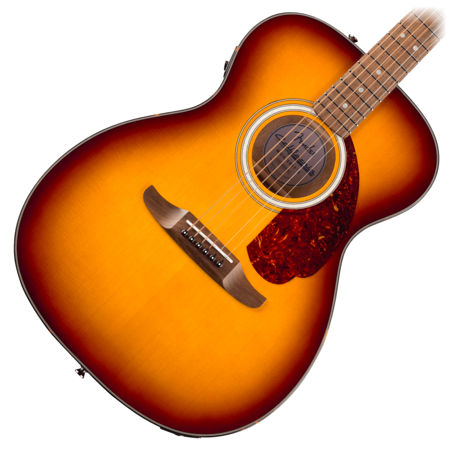 Fender California Deluxe Monterey E, Walnut Fingerboard - Honey Sunburst