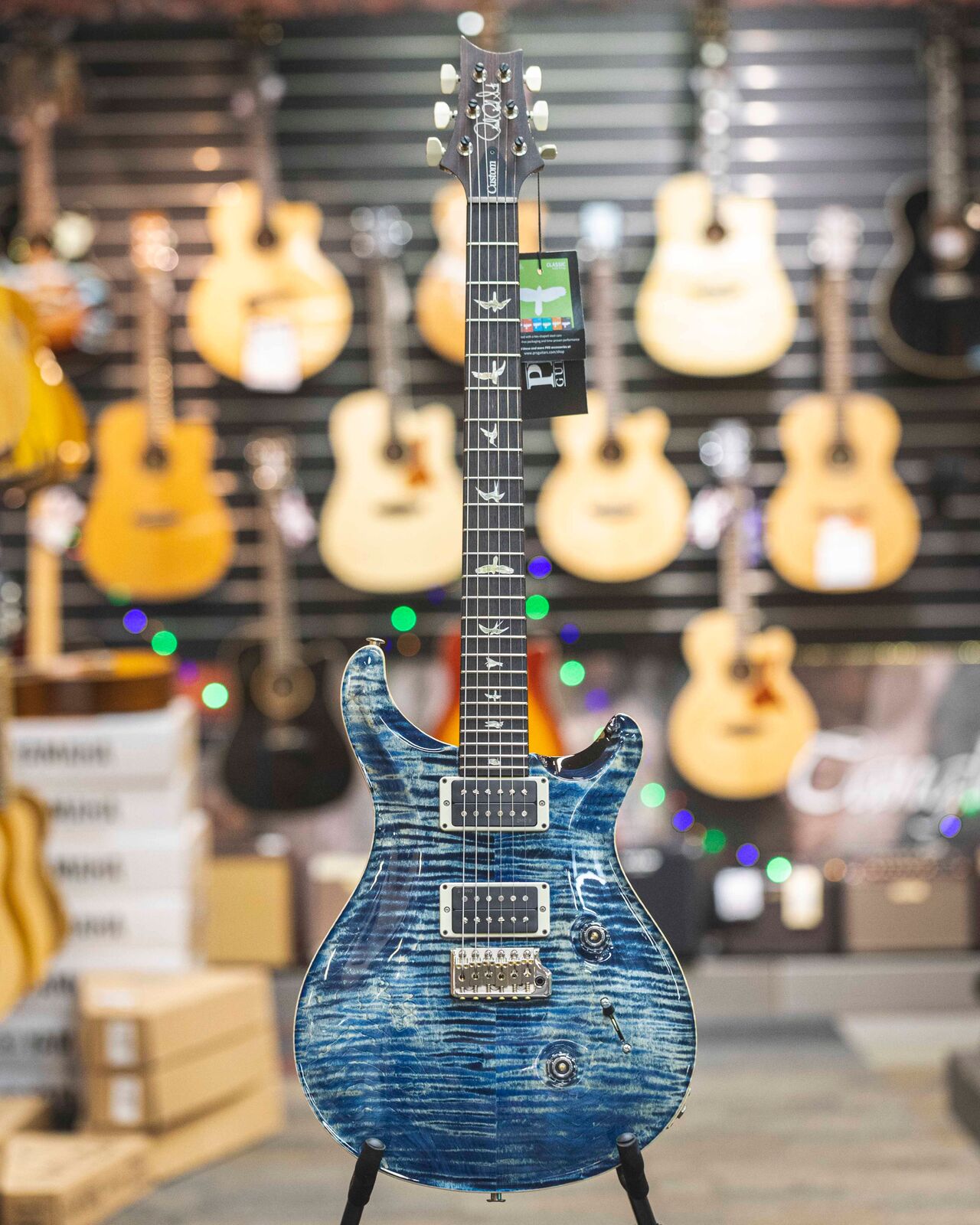 PRS CUSTOM24- PAT THIN- FADED WHALE BLUE