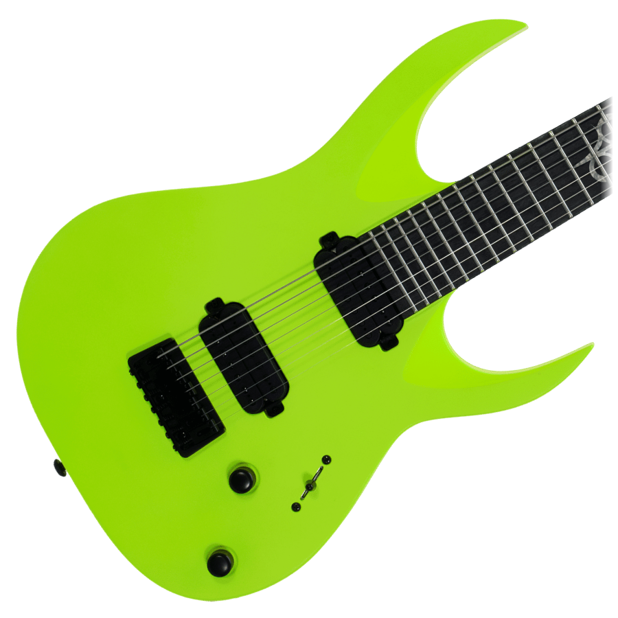 Solar A2.7LN 7 String Guitar – Lemon Neon Matte