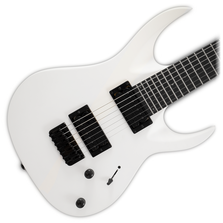 S By Solar AB4.7W 7 String Electric Guitar – White Matte