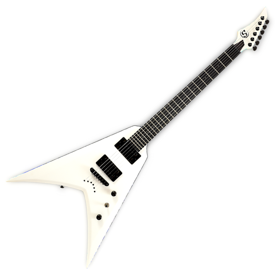 S By Solar VB4.6W Electric Guitar – White