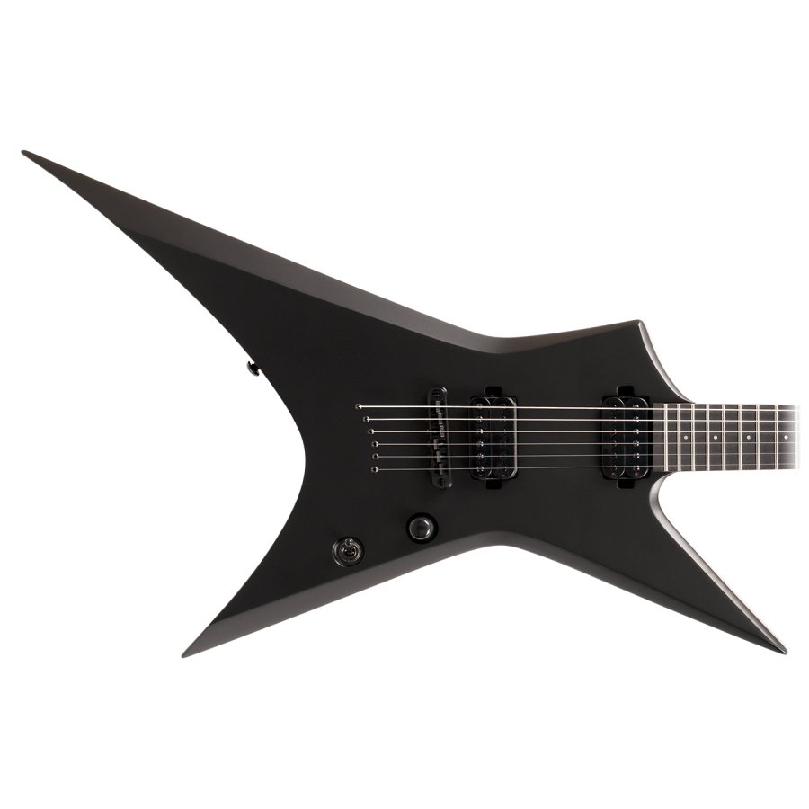 Solar XB4.6C Electric Guitar – Carbon Black Matte