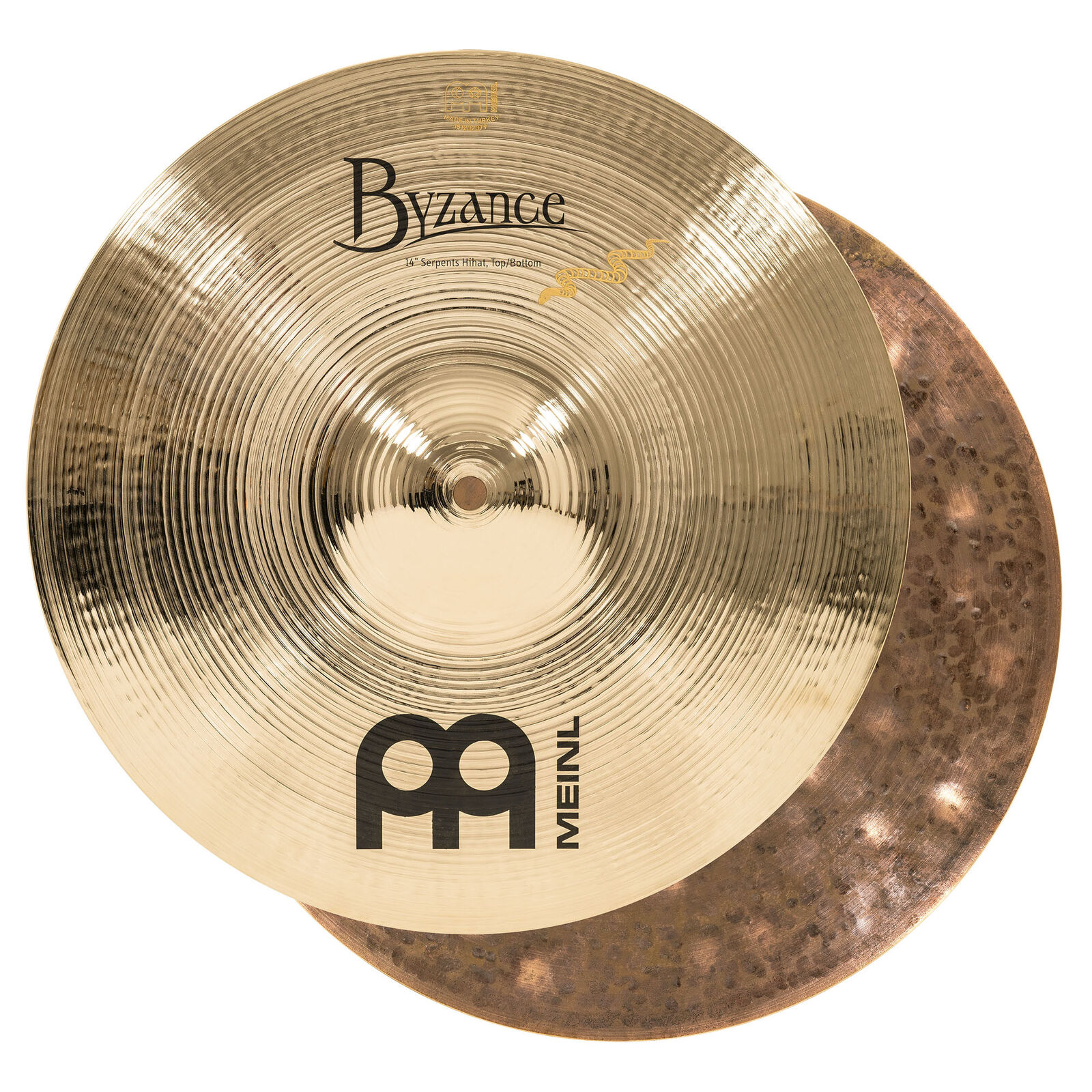 Hi Hats: Byzance Brilliant, Serpents, 14"