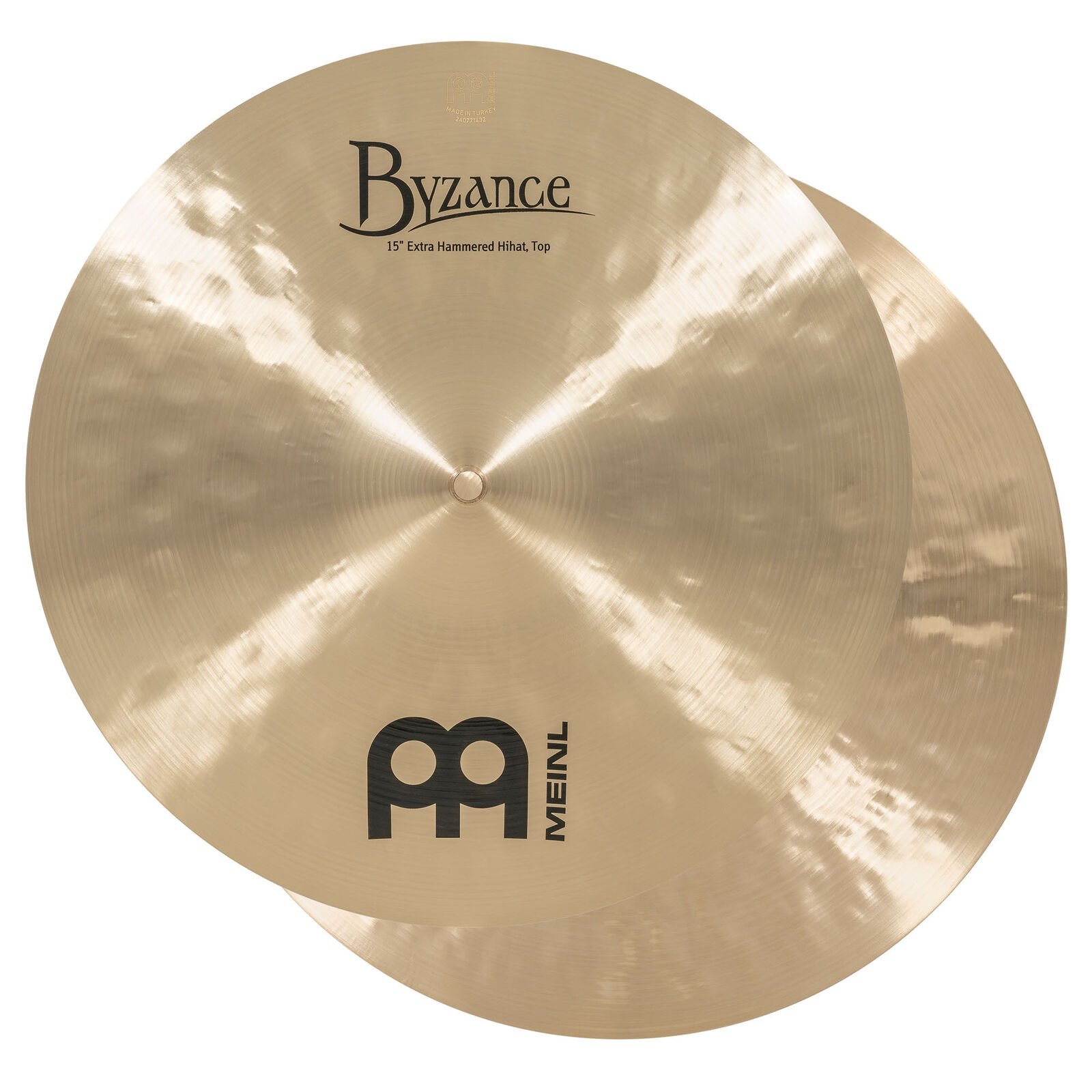 Hi Hats: Byzance Traditional, Extra Hammered, 15"