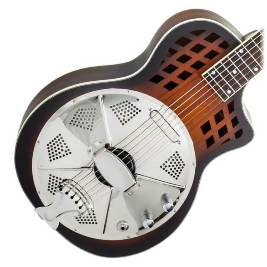 Bourbon Street BSR-LSA-MS-E Louisiana Series Resonator Guitar - Natural