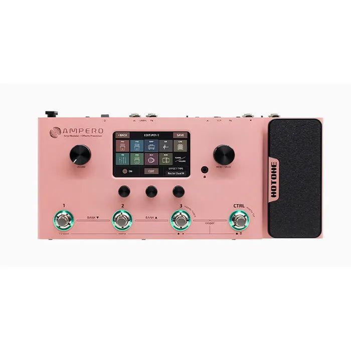 Hotone Ampero Multi FX  Pedal (Pink)