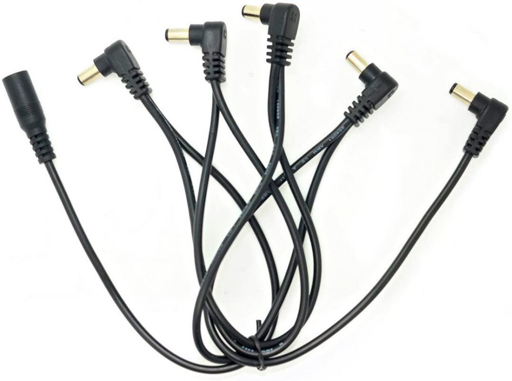 Hotone 5-Plug Angled Head DC Power Cable - Daisy Chain