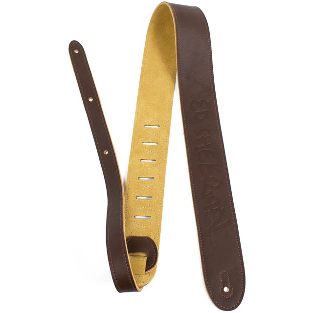 Italian Leathers Black Guitar Strap - Perris Leathers