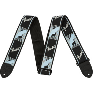 Monogrammed Strap Black/Light Grey/Blue 2
