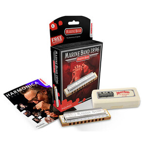 Hohner Marine Band 1896 Classic Harmonica in the Key of Bb