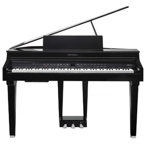 Kurzweil CUP-G1W-BP Digital Baby Grand Piano - Black Polish