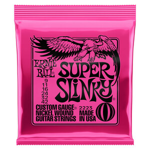 ELECTRIC GTR STR SET 09/42 SUP SLINKY PINK