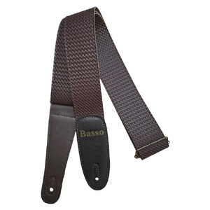 Basso Guitar Strap-Tresse Rustic Brown EX35