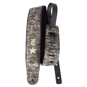 Basso Guitar Strap-Synthetic Camouflage CLA11