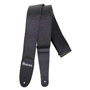 Basso Guitar Strap-Glitter Black EX47