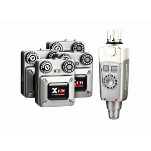 The XVIVE U4 wireless In-ear monitor system. One transmitter and four receiver.