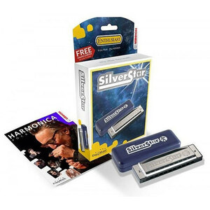 Hohner Enthusiast Series Silverstar Harmonica in the Key of F