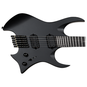 Solar H2.6C Headless Multiscale Guitar – Carbon Black
