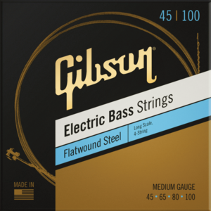 GIBSON LNG Scale Flatwound EB Strings MED