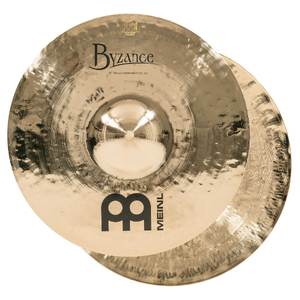 Hi Hats: Byzance Brilliant, Heavy Hammered, 14"