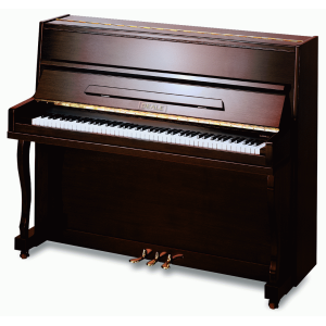 Beale UP118M2 Upright Piano - Available in 4 Colours, Brown Mahogany, Ebony, White and Dark Walnut
