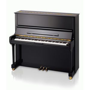 Beale UP131Y Upright Piano in Ebony with Gold Hardware