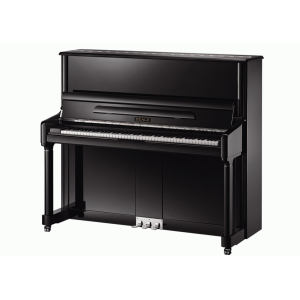 Beale UP131YH Upright Piano in Ebony with Chrome Hardware
