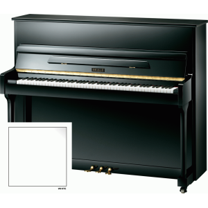 Beale UP118M2 Upright Piano - Available in 4 Colours, White, Dark Walnut, Ebony, and Brown Mahogany