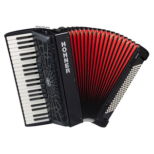Hohner Bravo III 120 Bass Chromatic Accordion in Black