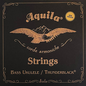 Aquila Thunder Black 4-String Bass Uke String Set