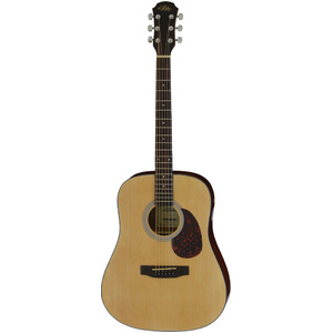 Aria ADW-01 Series Dreadnought Acoustic Guitar in Natural Matte Finish