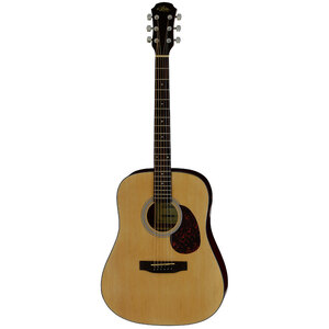Aria ADW-01 Series Dreadnought Acoustic Guitar in Natural Gloss Finish