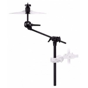 800 Series hide-away boom cymbal arm. Multi-angle adjustments make set-ups more flexible. Quick release cymbal lock makes set-ups more flexible. 3/4" 