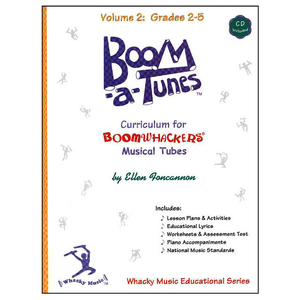 Boomwhackers "Boom-a-Tunes Volume 2" Curriculum Book/CD