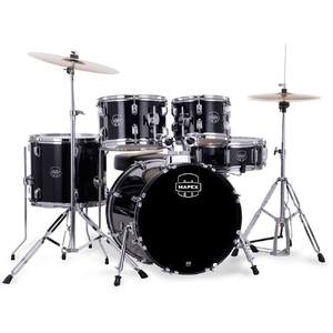 Mapex CM5294FTCDK Comet Series 5-Pce Drum Kit in Dark Black